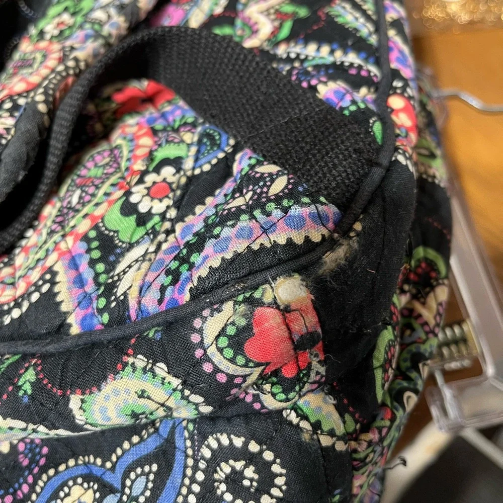 Vera Bradley Black Paisley Backpack‎